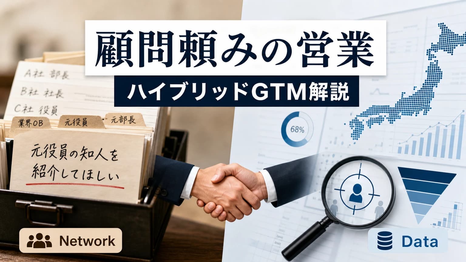 日本のBtoB営業はなぜ「顧問頼み」なのか?データ×関係性のハイブリッドGTM