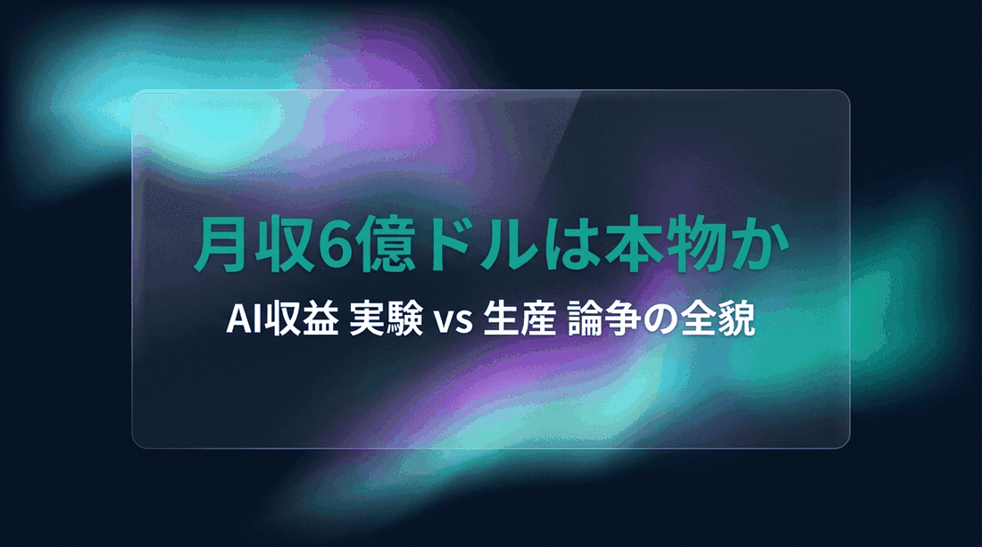 AI収益は「実験費」か「運用費」か?企業導入で見るべき境界線