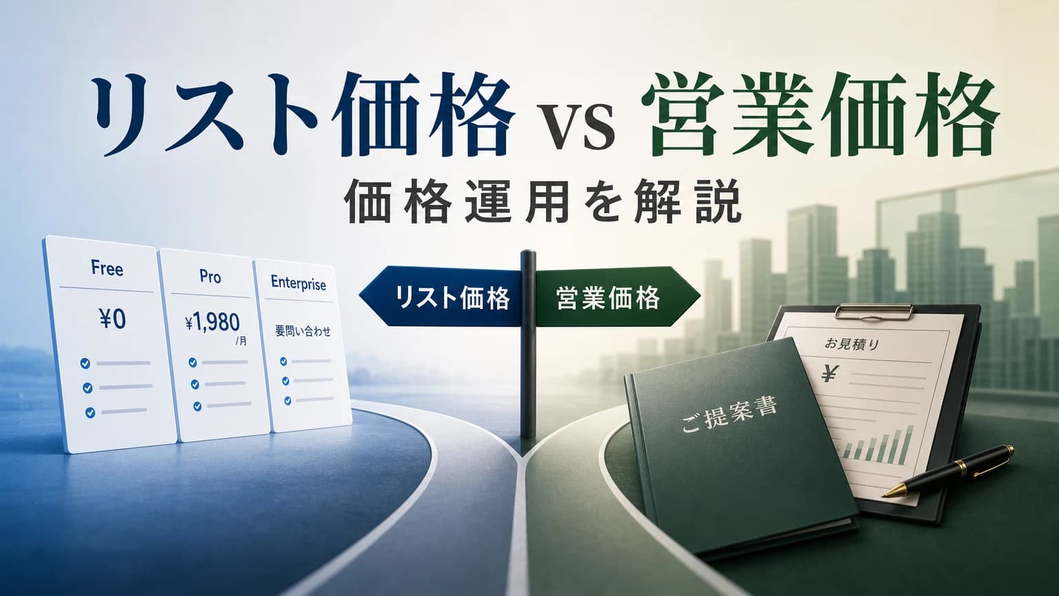 リストプライシング vs セールスプライシング:いつ、どちらを使う?