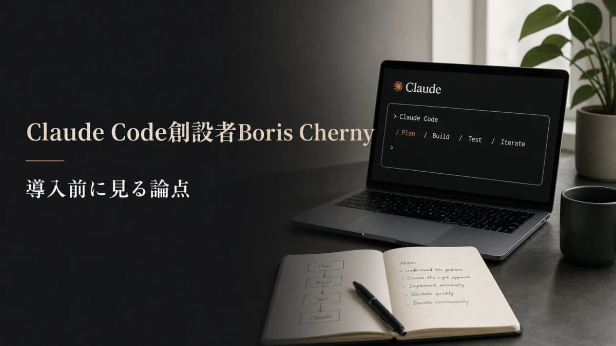 Claude Code Boris Cherny インタビューから読む設計思想