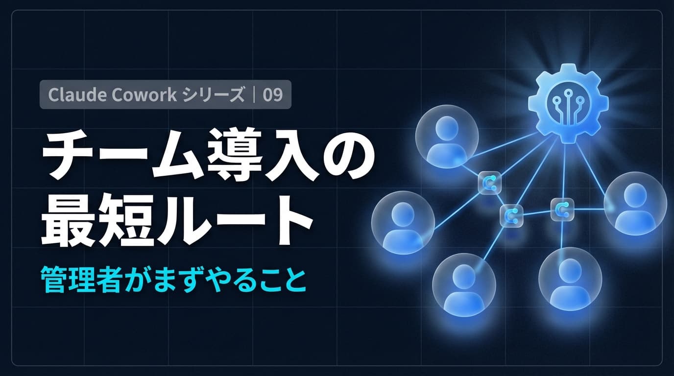 Claude Cowork for チーム — IT管理者向け導入ガイド&ROI計算テンプレート