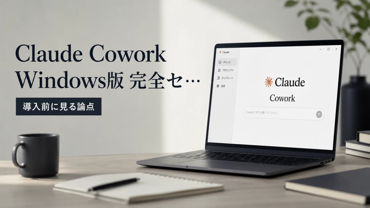 Claude Cowork Windows版 完全セットアップガイド — インストールからトラブル解決まで