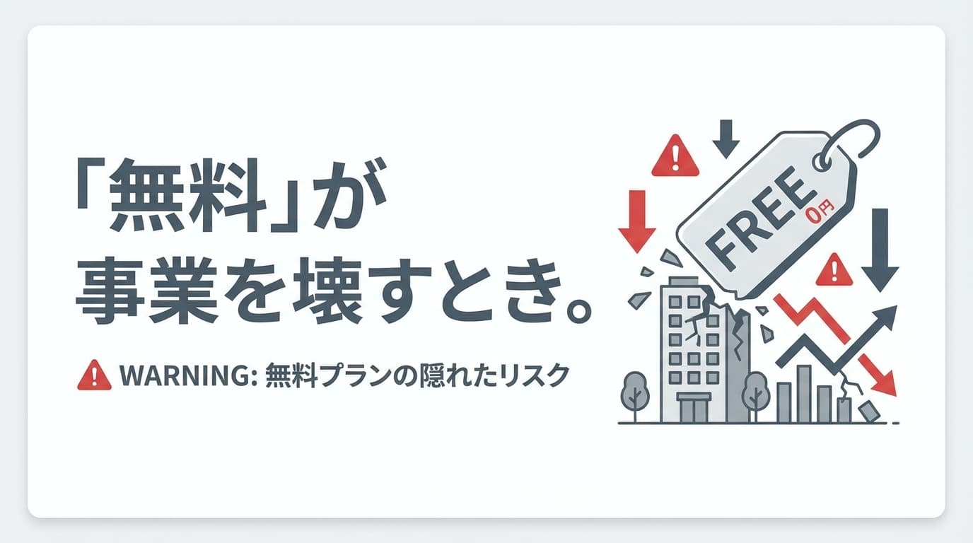 「無料」が事業を壊すとき【フリーミアム失敗パターン3つ】