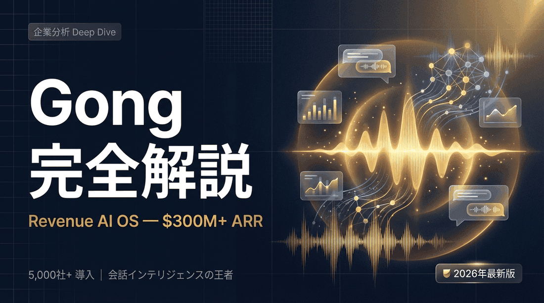 Gong(ゴング)とは?評価額77億ドルの会話インテリジェンスAIを完全解説【2026年最新版】