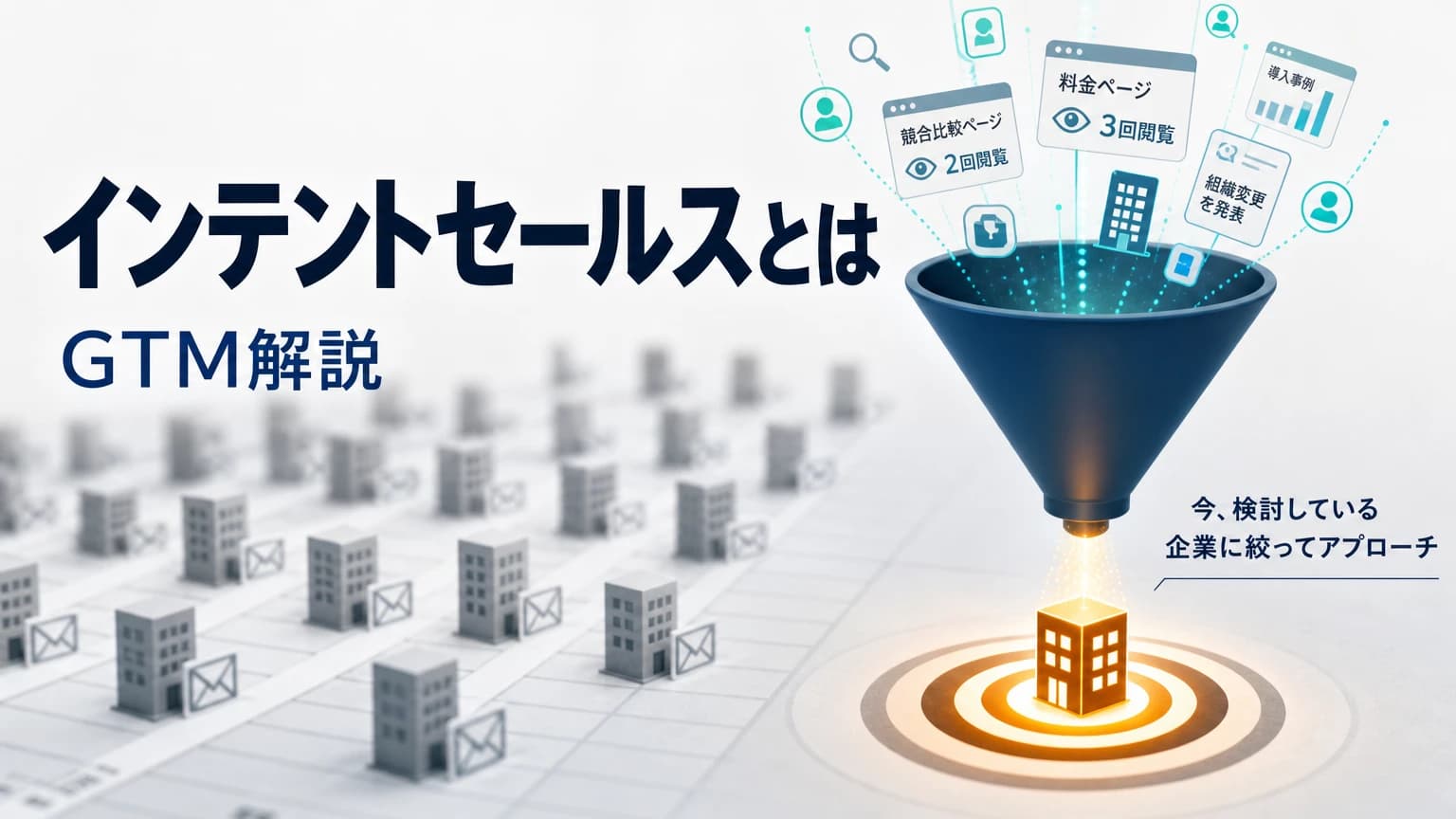 インテントセールスとは?Sales Marker・FORCAS・6senseの実力と限界