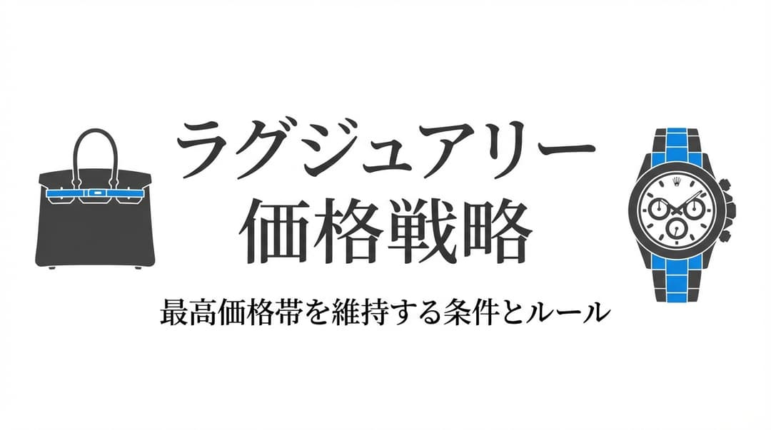 ラグジュアリー価格戦略とは?最高価格帯を維持する条件とルール