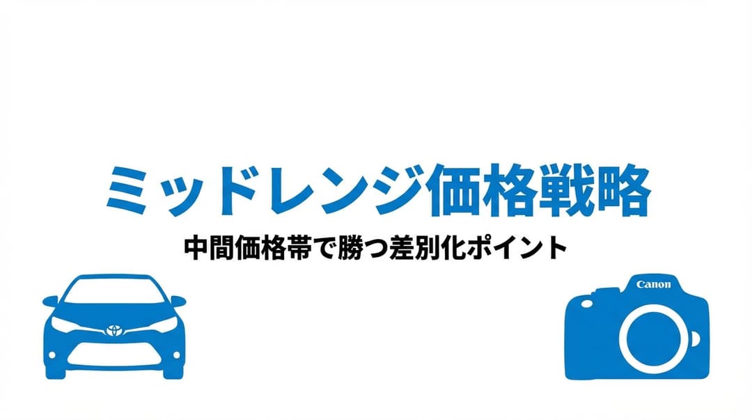ミッドレンジ価格戦略|中間価格帯で勝つ差別化ポイント