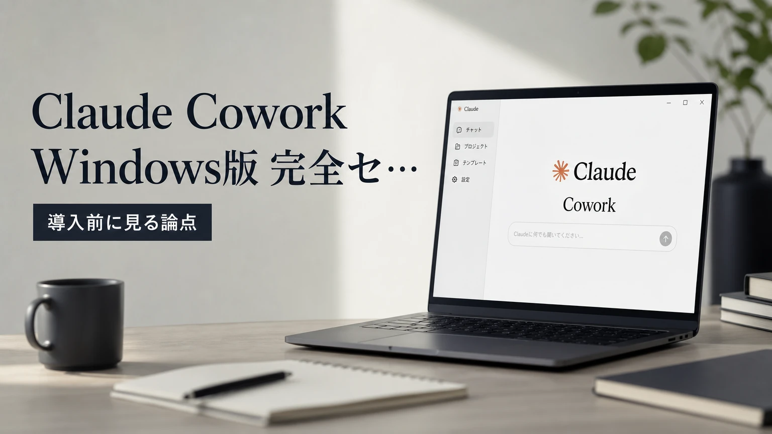 Claude CoworkをWindowsで使う｜導入条件・設定・トラブル対応 | ネクサフロー