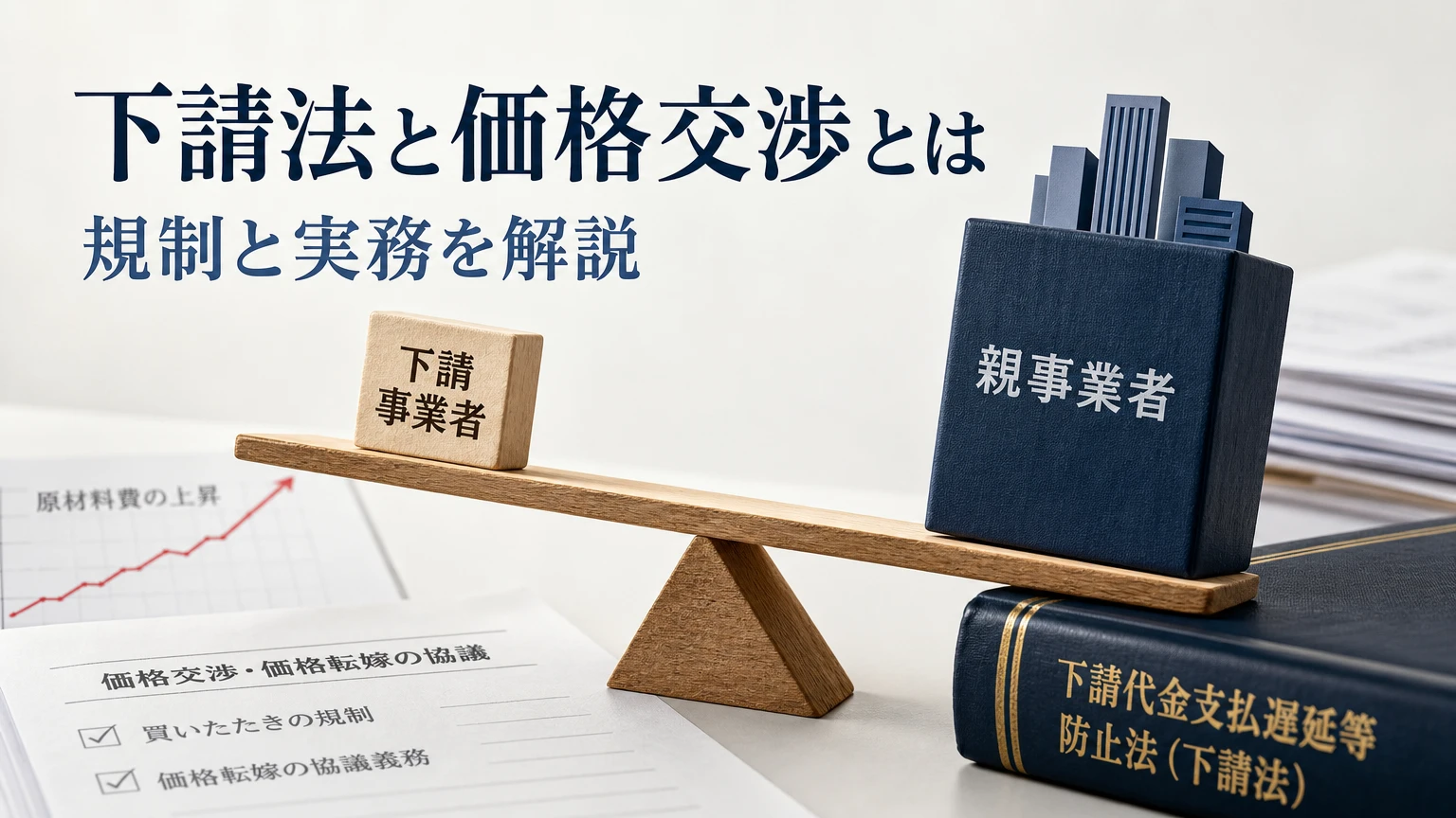 下請取引の価格交渉チェックリスト | 見積・協議記録・発注変更の整理